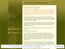 Tablet Screenshot of healingchronicles.com
